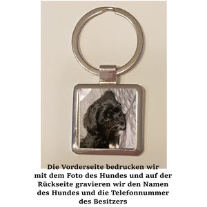 Hundemarke mit Foto und Name personalisiert